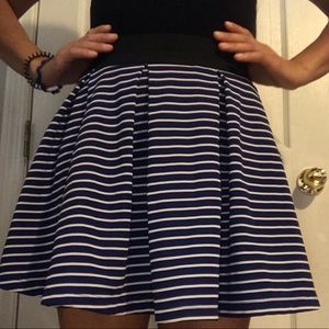 Blue Stripped Skirt